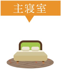 主寝室